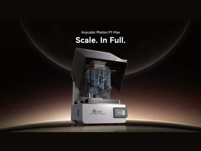 Photon P1 Max, an 18.3L Large-Format Resin 3D Printer (Image Credit: PRNewswire)