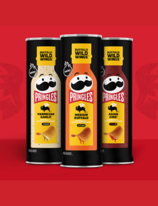 Pringles and Buffalo Wild Wings Team up to Turn Fan-Favorite Wing Sauces into an all-new Stackable Crisps Collection (Image Credit: PRNewswire)
