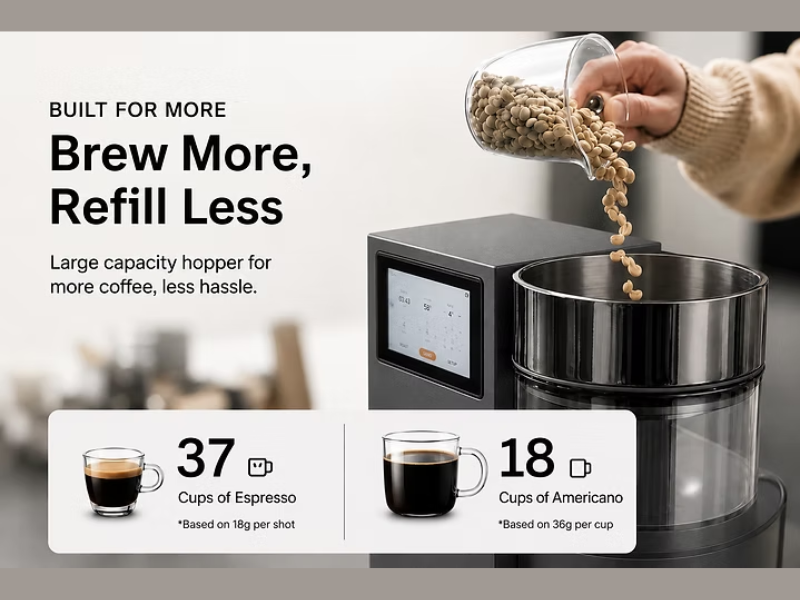 Roma-X: Brew More, Refill Less (Image Credit: Kickstarter official website)