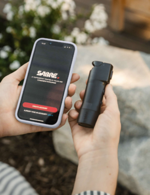 SMART 2.0 connects to the free SABRE Personal Safety App to help share your location when seconds matter (Image Courtesy: PRNewswire)