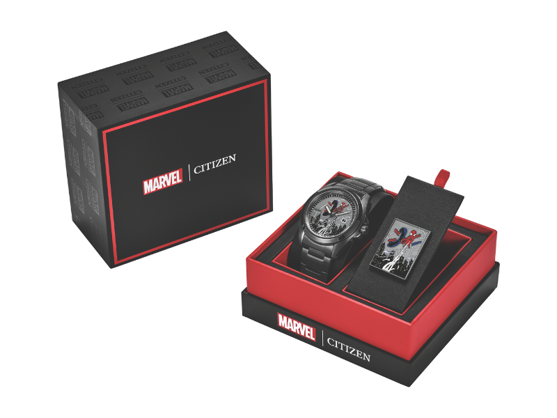 Spider-Man Timepiece (Image Credit: PRNewswire)