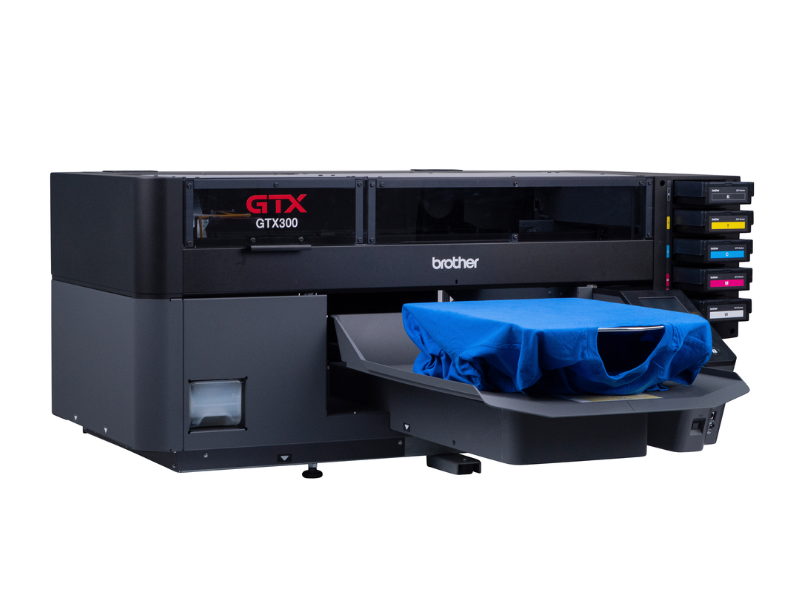The GTX300 delivers vibrant, high-resolution outputs on a broad range of fabrics with versatile production (Image Credit: PRNewswire)