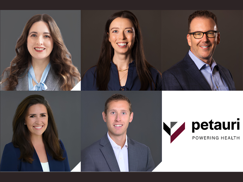Top Row (from left) Lauren Gonzalez, Nicole Kline, Jeff Petet; Bottom Row (from left) Katie Sapia, Alex Szigety (Image Credit: PRNewswire)