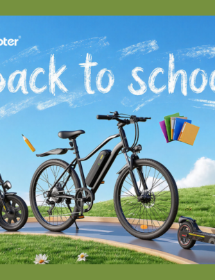 iScooter electric scooters offer a smart and convenient commuting solution for students returning to school across Europe (Image Credit: PRNewswire)