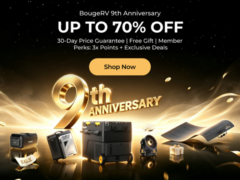 BougeRV 9th Anniversary Sale (Image Credit: PRNewswire)