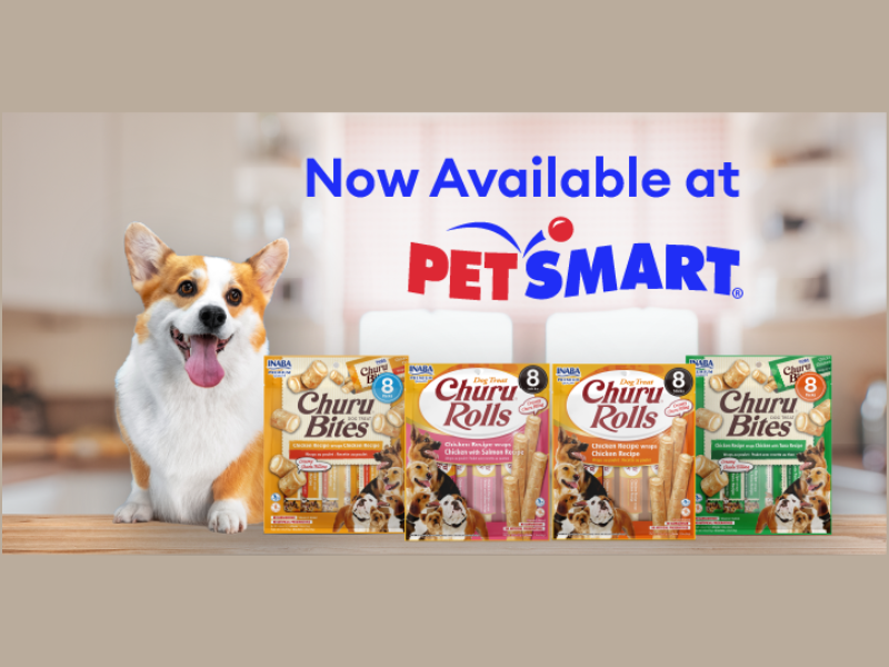 Churu Bites and Rolls for Dogs Now Available at PetSmart (Image Courtesy: Inaba Foods)