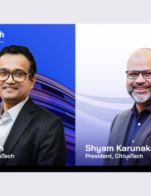 CitiusTech’s newly appointed leaders, Dhaval Shah (Acting CEO) and Shyam Karunakaran (President) (Image Courtesy: PRNewswire)