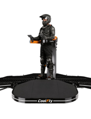 CoolFly Launches Urban Standing-Position Personal Aircraft (Image Credit: CoolFly official website)