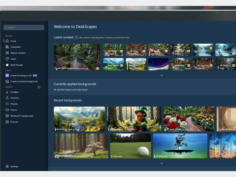 DeskScapes2026 (Image Courtesy: Stardock Official website)