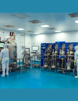Enzene's pioneering Fully-Connected Continuous Manufacturing platform (Image Credit: PRNewswire)