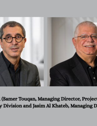 From L to R (Samer Touqan, Managing Director, Projects & Design Delivery Division and Jasim Al Khateb, Managing Director) Image Courtesy: PRNewswire