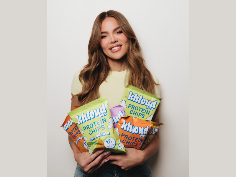 Khloud Plus Collagen Protein Chips deliver 17g of total protein, including 2g of hydrolyzed collagen per bag and are available now exclusively at Walmart (Image Credit: PRNewswire)