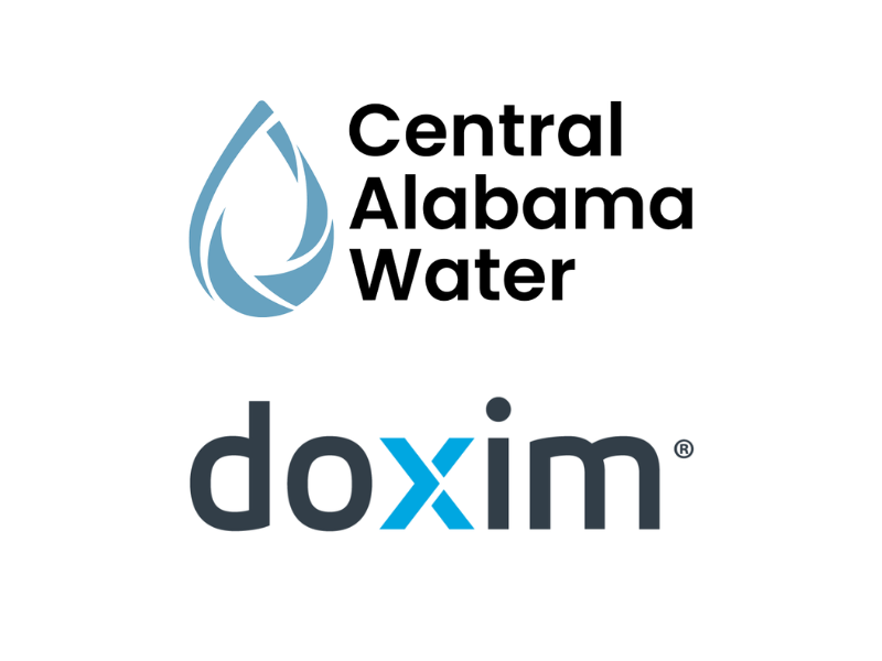 (Image Credit: Central Alabama Water and Doxim official websites)