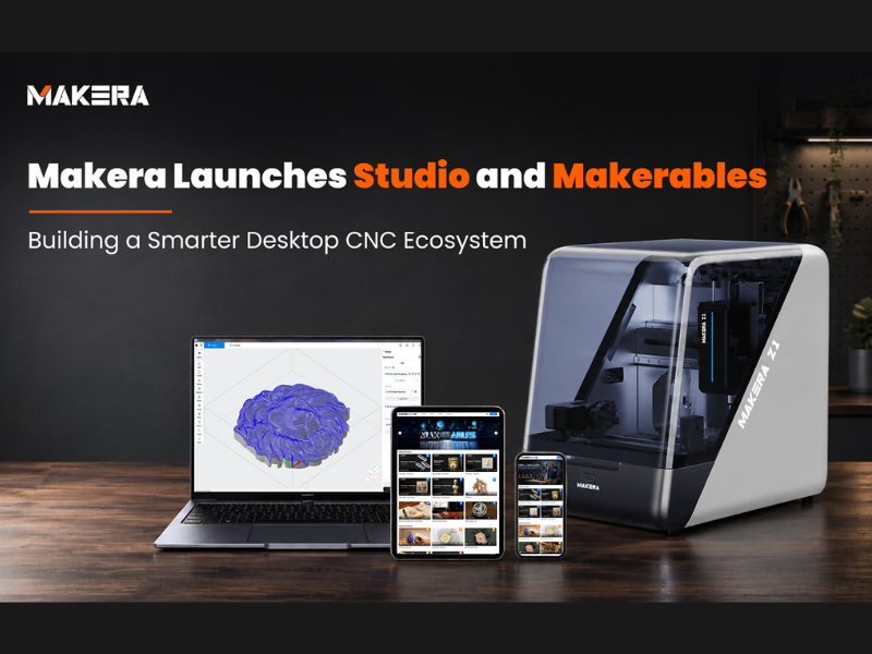 Makera announced the launch of Makera Studio, Makerables, and the Makera App (Image Credit: PRNewswire)