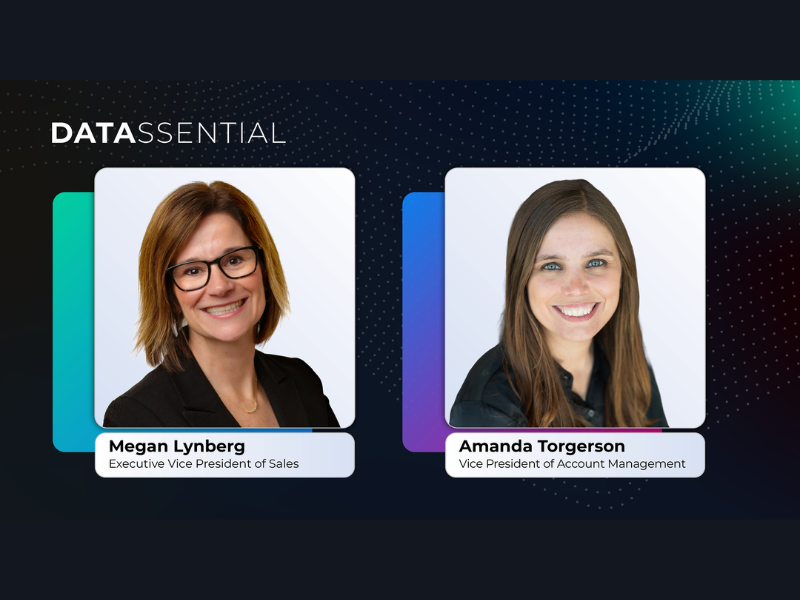 Megan Lynberg promoted to Executive Vice President of Sales; Amanda Torgerson promoted to Vice President of Account Management, reinforcing Datassential's customer-centric commercial leadership (Image Courtesy: PRNewswire)