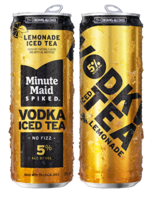 Minute Maid Spiked Vodka Lemonade Iced Tea (Image Credit: PRNewswire)