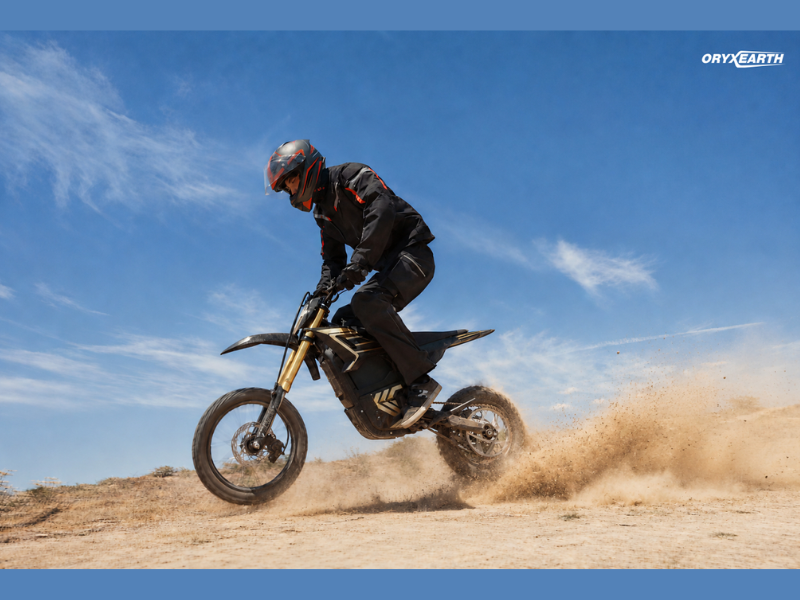 ORYXEARTH VRME1000-5(VE-5) Electric Dirt Bike (Image Courtesy: PRNewswire)