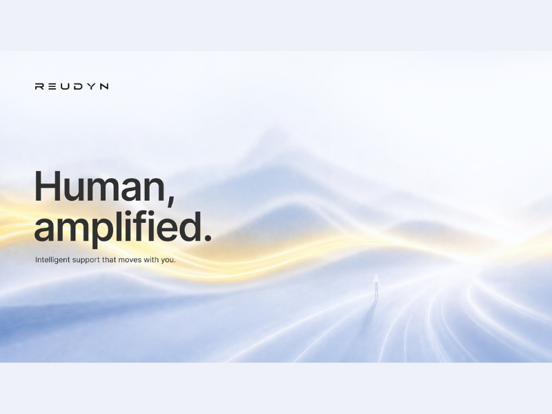 Reudyn brand visual featuring its “Human, Amplified” philosophy (Image Courtesy PRNewswire)