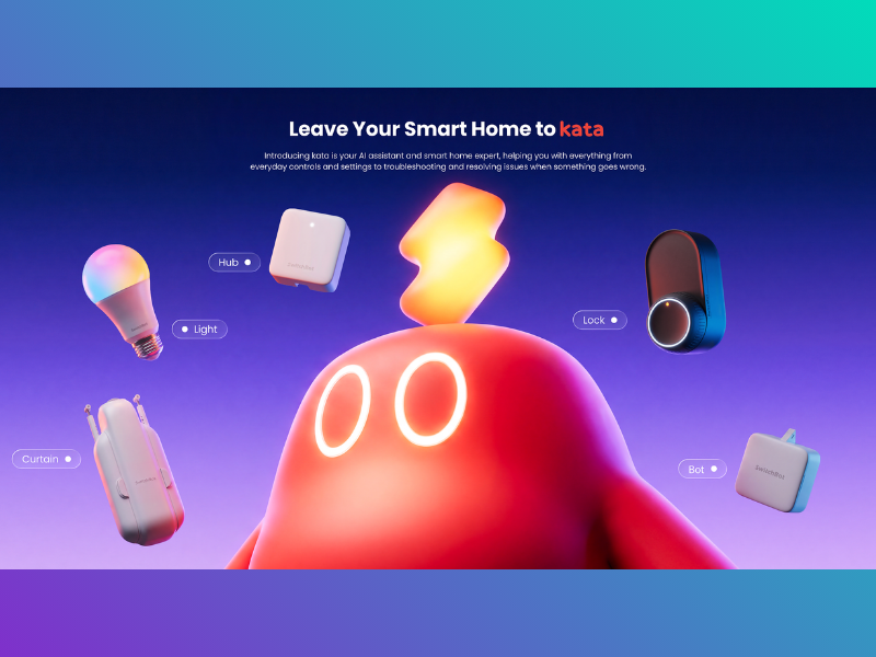 SwitchBot kata AI Assistant (Image Credit: PRNewswire)