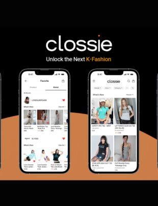 The newly launched 'clossie' mobile app, offering European consumers seamless access to Seoul’s premium independent fashion brands (Image Credit: PRNewswire)