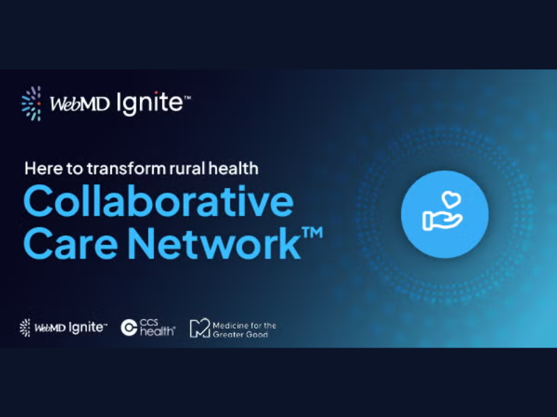 WebMD Ignite, CCS Health and Medicine for the Greater Good Launch Collaborative Care Network to Transform Rural Health (Image Courtesy :WebMD official website)
