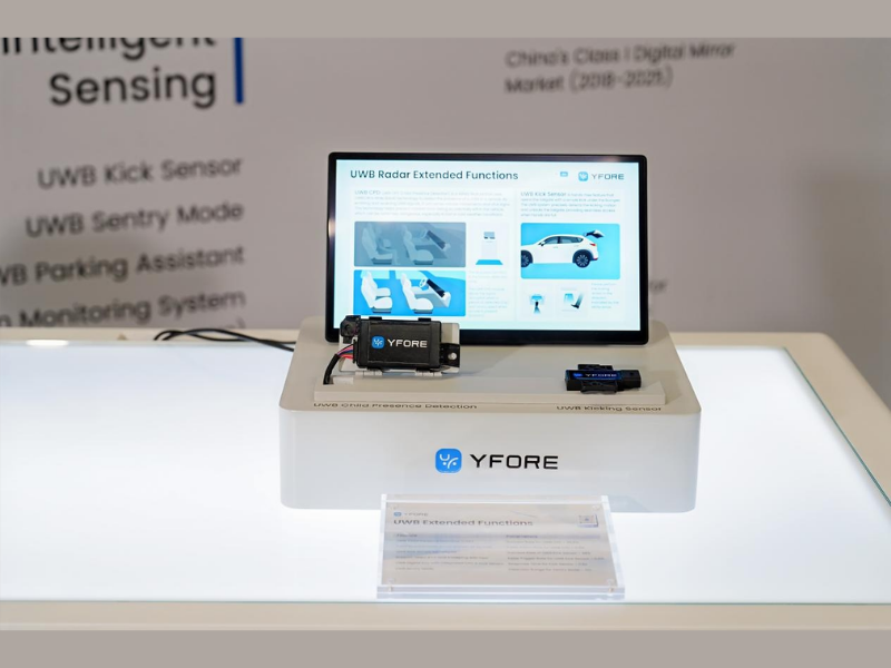 YFORE Unveils Multi-Scenario UWB Radar Sensing for Next-Gen Vehicles (Image Courtesy: PRNewswire)