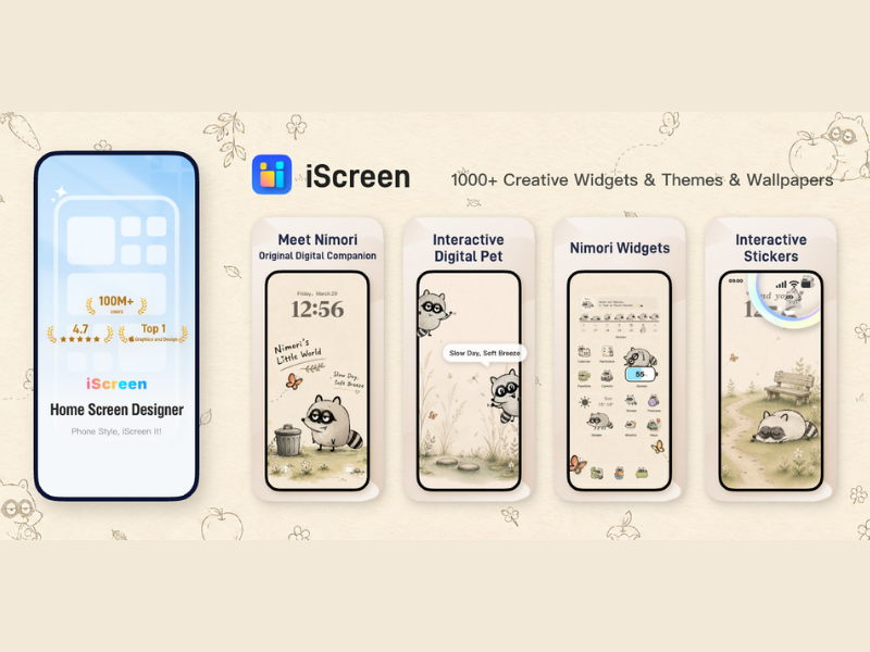 iScreen Introduces Interactive Digital Pet Experience for iPhone Customization (Image Courtesy: PRNewswire)
