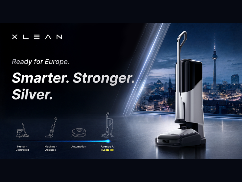 xLean Brings AI Agent-Powered Floor-Washing Robot to IFA 2026 (Image Courtesy: PRNewswire)