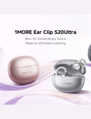 1MORE S20 Ultra Clip-On Earbuds Launch as a New All-Around Standard for Open-Ear Audio (Image Courtesy: PRNewswire)