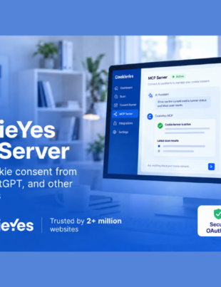 CookieYes launches its MCP Server, allowing users to check banners, run cookie scans, and approve consent updates directly from Claude, ChatGPT, and other AI assistants(Image Courtesy: PRNewswire)