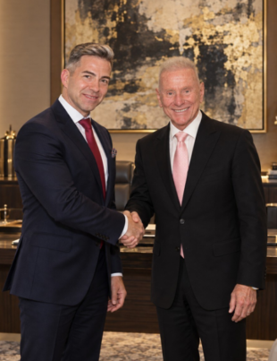 Executive Handshake - Mr. Igor Sinkovec & Mr. John M. Probandt (Image Courtesy: PRNewswire)