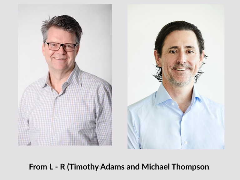 From L - R (Timothy Adams and Michael Thompson (Image Courtesy: PRNewswire)