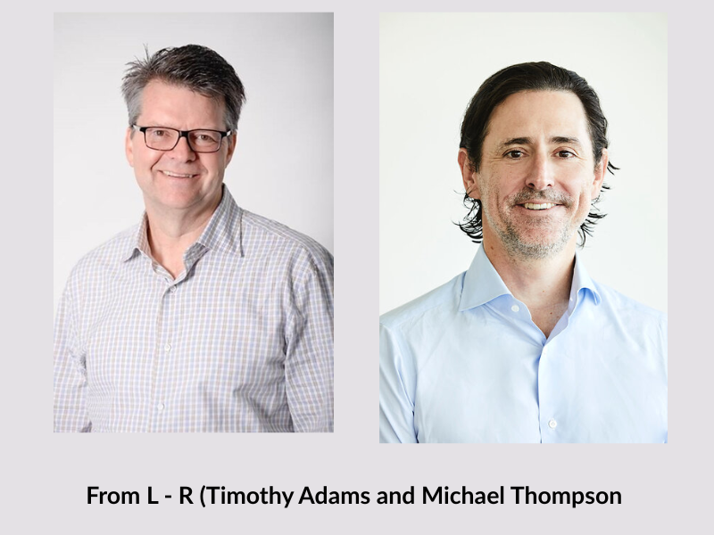 From L - R (Timothy Adams and Michael Thompson (Image Courtesy: PRNewswire)