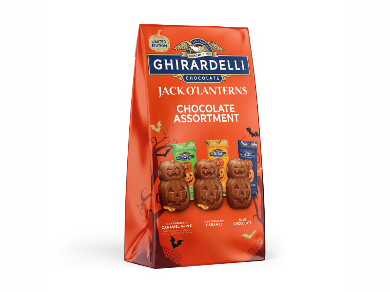 Ghirardelli kicks off fall with the return of its Jack O'Lantern chocolates (Image Courtesy: PRNewswire)