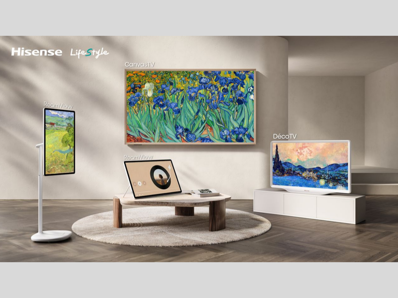 Hisense Introduces RoamView, A Screen That Moves with the Way You Live (Image Courtesy: PRNewswire)