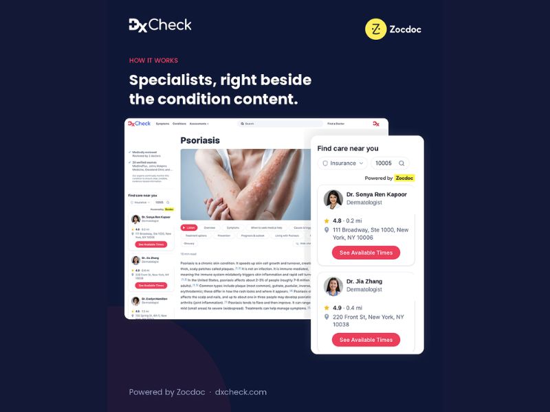How it works on DxCheck (Image Courtesy: PRNEwswire)