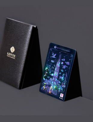 LOTTE HOTEL REWARDS Exclusive Travel Pass, designed with traditional mother-of-pearl and longevity motifs (Image Courtesy: PRNewswire)