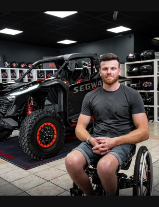 Mathias Bellino Begins a New Off-Road Chapter with Support from Segway Powersports (Image Courtesy: PRNewswire)