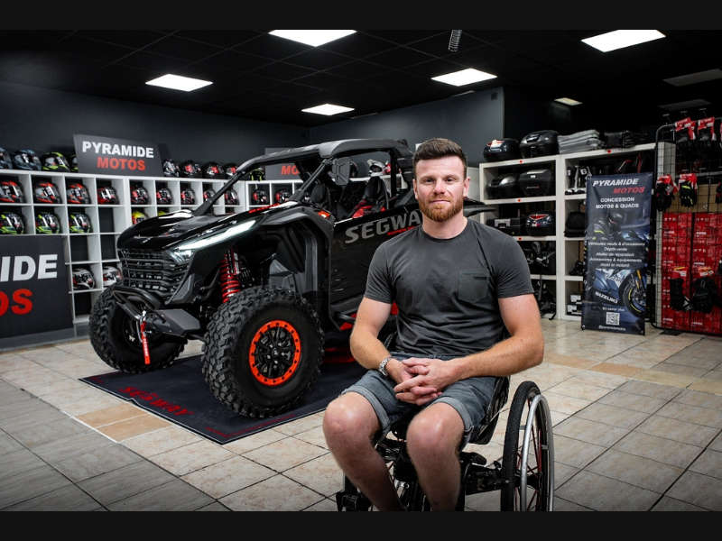 Mathias Bellino Begins a New Off-Road Chapter with Support from Segway Powersports (Image Courtesy: PRNewswire)