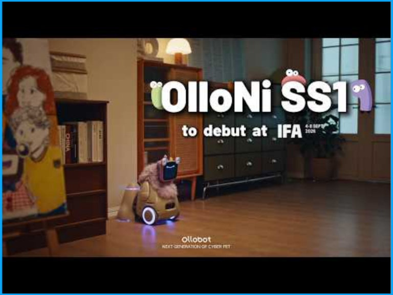Meet OlloNi SS1 New Generation of Cyber-pet (Image Courtesy: PRNewswire)