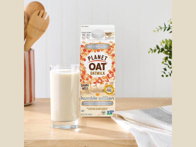 Meet Planet Oat Humble Edition Oatmilk, our simplest oatmilk yet with just five ingredients (Image Courtesy: PRNewswire)