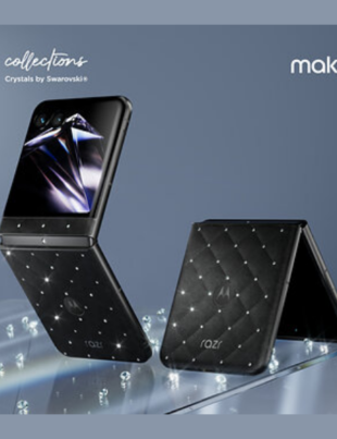 Motorola introduces the newest addition to the Brilliant Collection the 2026 motorola razr with Crystals by Swarovsk (Image Courtesy: PRNewswire)