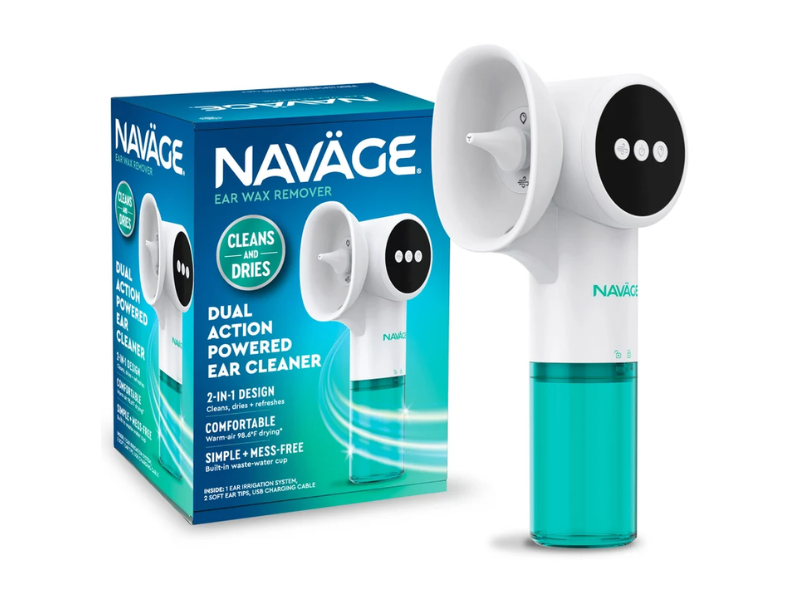 Navage Dual Action Powered Ear Cleaner (Image Courtesy: Naväge Official website)