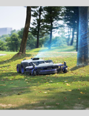 PANDAG commercial lawn mower with LiDAR technology and sensor fusion for golf course and landscape maintenance (Image Courtesy: PRNewswire)