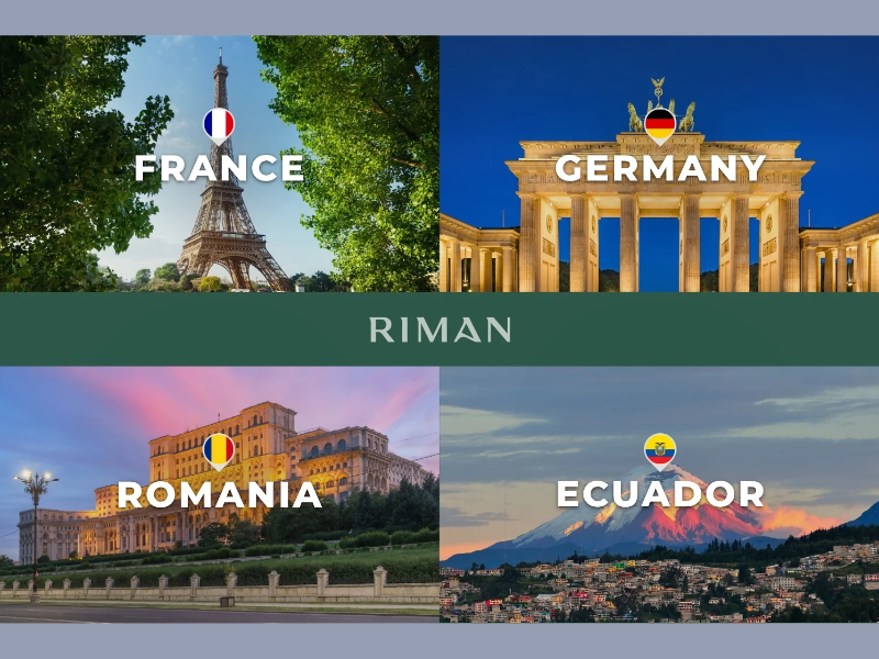 RIMAN’s new markets in Europe and Latin America (Image Courtesy: PRNewswire)