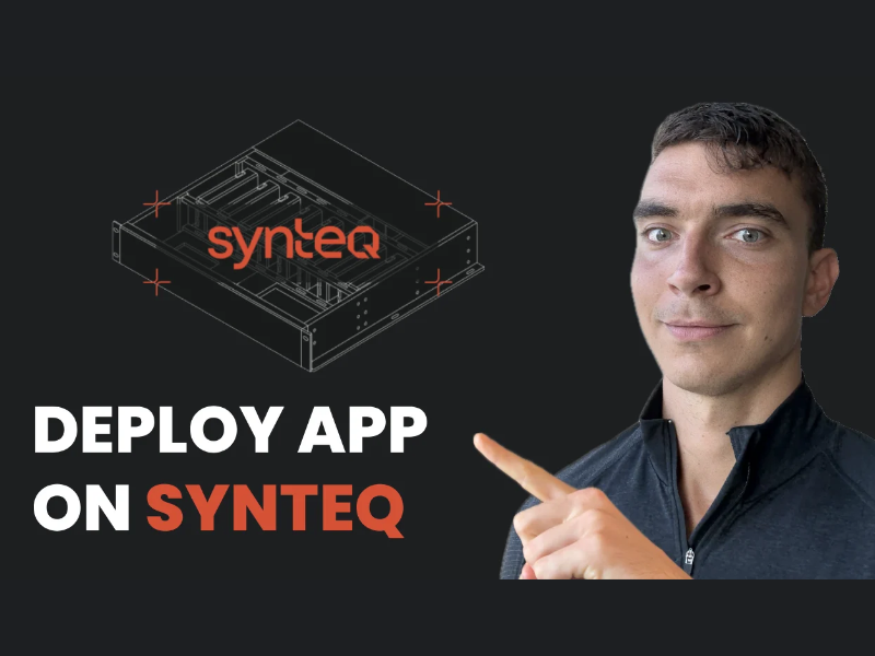 Deploy App on Synteq (Image Courtesy: Synteq Official website)