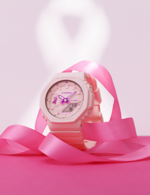 G-SHOCK Pink Ribbon Model GMAS2100PR (Image Courtesy: PRNewswire)