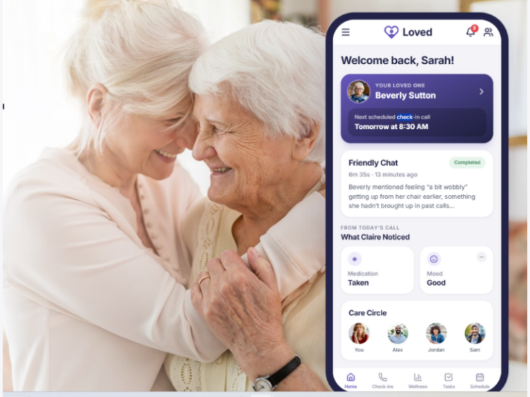 Kindable Launches Loved, an AI Care App Keeping Seniors and Families Connected (Image Courtesy: Loved Official website)