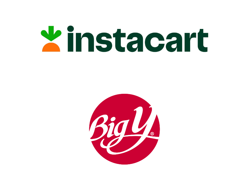Image: Big Y Foods and Instacart Official websites