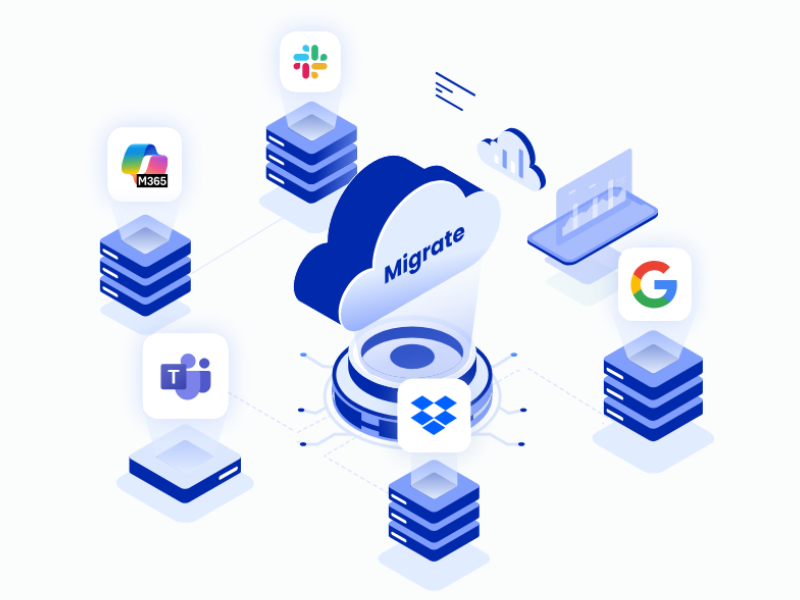 Migrate and Arrive AI-Ready with CloudFuze Migrate (Image Courtesy: ClaudFuze Official website)